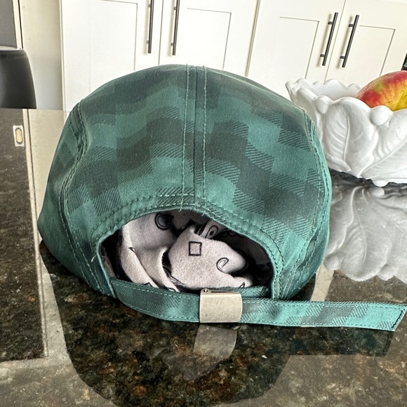 Billionaire Boys Club Teal Green Plaid Five-Panel Camp Cap - Picture 2 of 9